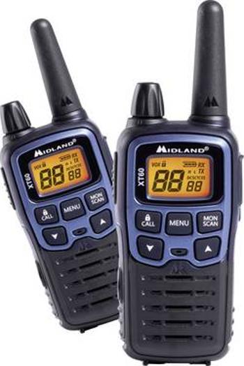 PMR a LPD radiostanice Midland XT60 C1179, sada 2 ks