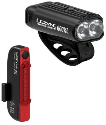 Lezyne Set světel na kolo MICRO DRIVE 600XL / STICK PAIR BLACK