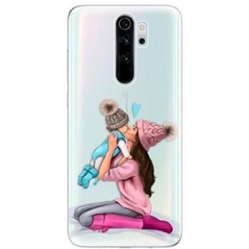 iSaprio Kissing Mom - Brunette and Boy pro Xiaomi Redmi Note 8 Pro (kmbruboy-TPU2_RmiN8P)