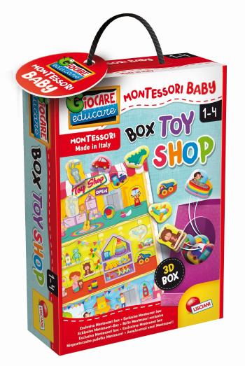 Liscianigioch Montessori Baby Box Toy Shop - Vkládačka hračky 12 měs.