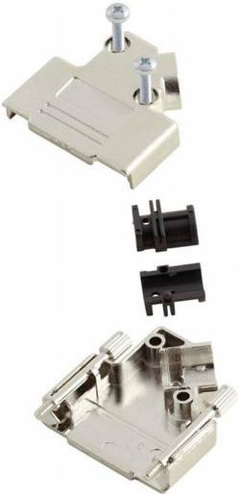 D-SUB pouzdro MH Connectors MHD45PK-37-K 6560-0146-14, pólů 37, plast, pokovený, 45 °, stříbrná, 1 ks