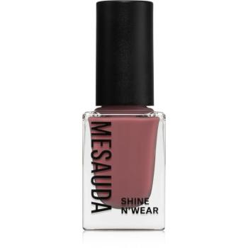 Mesauda Milano Shine N'Wear rychleschnoucí lak na nehty odstín 222 Mauve 10 ml