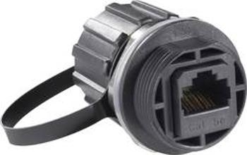 Vestavná spojka s krytkou RJ45 Conec 17-10020, IP67, 8P8C