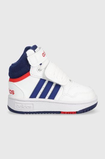 Dětské sneakers boty adidas Originals HOOPS MID 3.0 AC I bílá barva