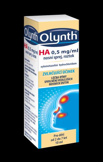 Olynth HA 0,5 mg/ml nosní sprej, roztok pro léčbu rýmy u dětí od 2 let, 10 ml