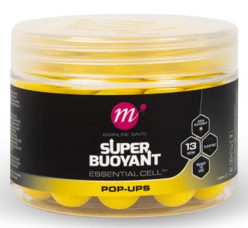 Mainline plovoucí boilie super buoyant pop-ups essential cell 150 ml 13 mm - yellow