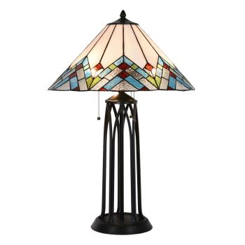 Stolní lampa Tiffany Géometrie – Ø 51*75 cm 5LL-5393