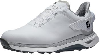 Footjoy PRO SLX White/Grey/Grey Boa 45 Pánské golfové boty