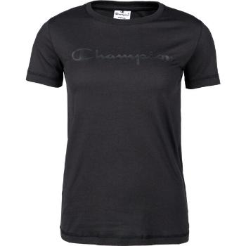 Champion CREWNECK T-SHIRT Dámské tričko, černá, velikost S