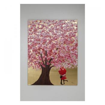 Obraz s ručními tahy Flower Couple 160×120 cm