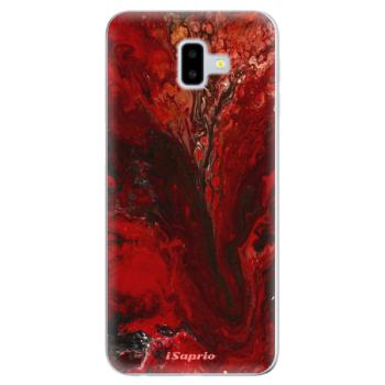 Odolné silikonové pouzdro iSaprio - RedMarble 17 - Samsung Galaxy J6+