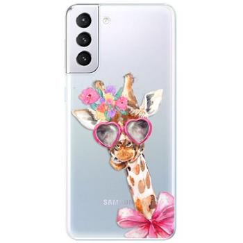 iSaprio Lady Giraffe pro Samsung Galaxy S21+ (ladgir-TPU3-S21p)