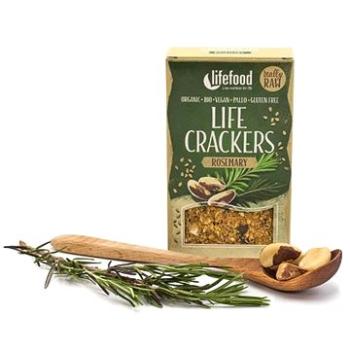 LIFEFOOD LIFE CRACKERS Rozmarýnové RAW BIO (VSC1087)