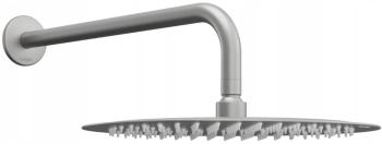 MEXEN/S Slim sprchová hlavice déšť 25 cm + sprchové rameno, grafit 79225211-66