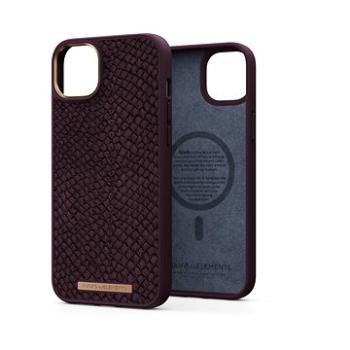 Njord iPhone 14 Plus Salmon Leather Magsafe Case Rust (NA42SL03)