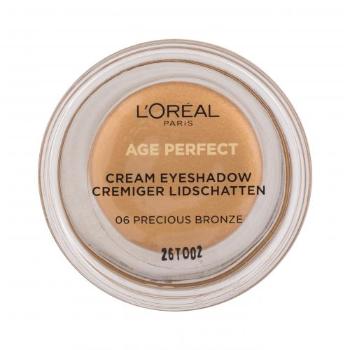 L'Oréal Paris Age Perfect Cream Eyeshadow 4 ml oční stín pro ženy 06 Precious Bronze
