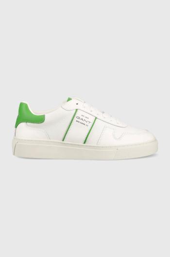 Kožené sneakers boty Gant Mc Julien bílá barva, 26631914.G247