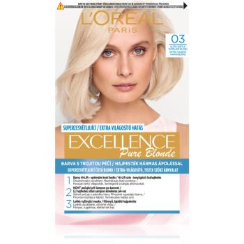 L’Oréal Paris Excellence Creme barva na vlasy odstín 03 Ultra Light Ash Blonde 1 ks