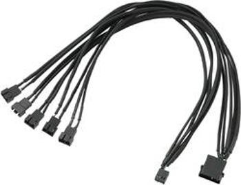 Y kabel k PC ventilátoru PC větrák Akasa AK-CBFA03-45, 45.00 cm, černá