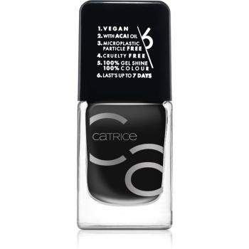 Catrice ICONAILS lak na nehty odstín 20 Black To The Routes 10,5 ml