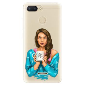 Odolné silikonové pouzdro iSaprio - Coffe Now - Brunette - Xiaomi Redmi 6