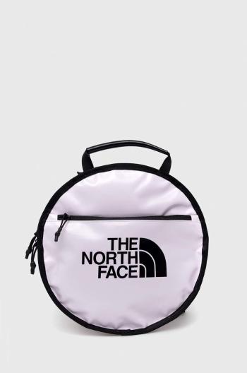 Batoh The North Face dámský, fialová barva, malý, s potiskem