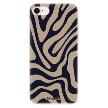 Odolné silikonové pouzdro iSaprio - Zebra Black - iPhone 8