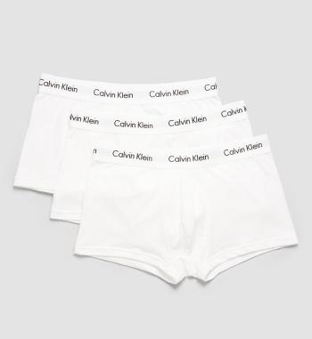 Calvin Klein pánské bílé boxerky 3pack - M (100)