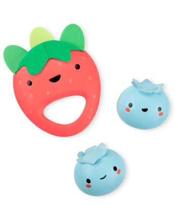 SKIP HOP Chrastítko Farmstand Berry Cute Band set 3 ks, 3m+