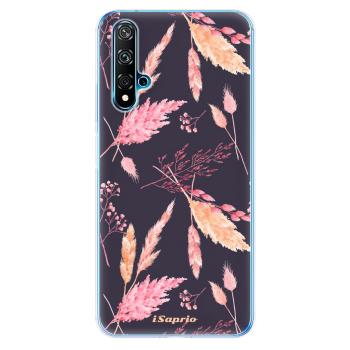 Odolné silikonové pouzdro iSaprio - Herbal Pattern - Huawei Nova 5T