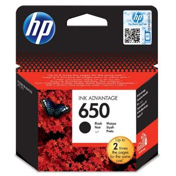 HP CZ101AE - originální cartridge HP 650, černá, 6,5ml