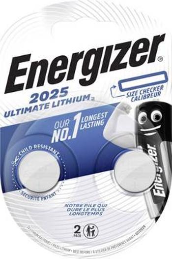 Knoflíkový článek CR 2025 lithiová Energizer Ultimate 2025 170 mAh 3 V 2 ks