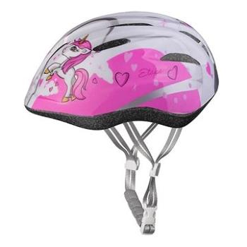 Etape Rebel dětská cyklistická helma bílá-růžová (SPTrsmix125nad)