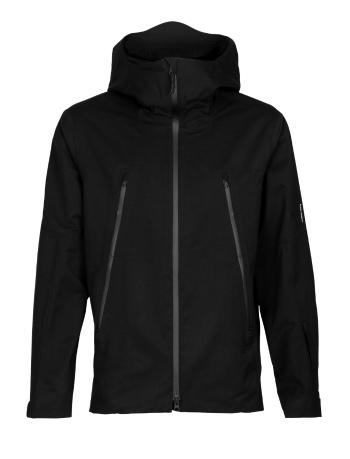 pánská merino bunda ICEBREAKER Mens Shell+ Hooded Jacket, Black (vzorek) velikost: M