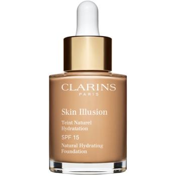 Clarins Skin Illusion Natural Hydrating Foundation rozjasňující hydratační make-up SPF 15 odstín 110 Honey 30 ml