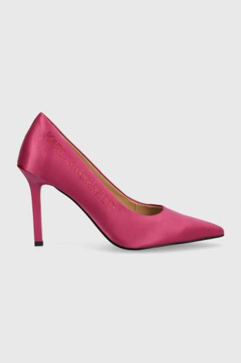 Lodičky Karl Lagerfeld Sarabande růžová barva