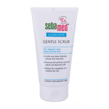 SebaMed Clear Face Gentle Scrub 150 ml peeling pro ženy na všechny typy pleti; na problematickou pleť s akné