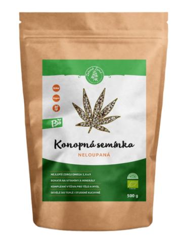 Zelená Země Konopné semínko neloupané BIO 500 g