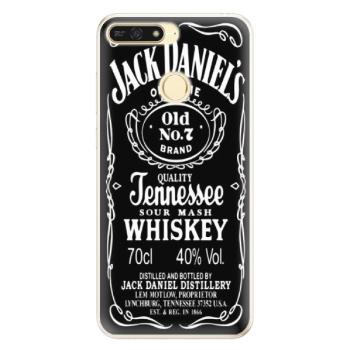 Silikonové pouzdro iSaprio - Jack Daniels - Huawei Honor 7A