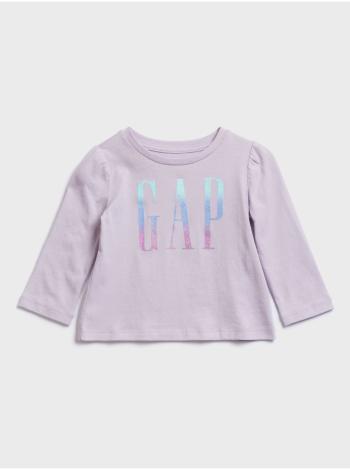 Fialové holčičí tričko GAP logo
