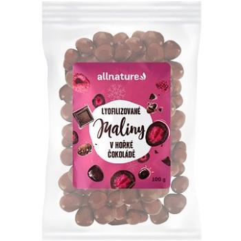 Allnature Mrazem sušené maliny v hořké čokoládě 100 g (16244 V)