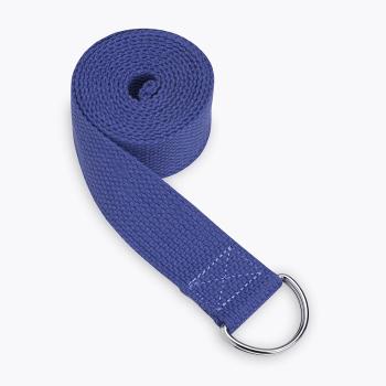 Pásek na Jógu SEDCO YOGA STRAP 180 cm - modrá