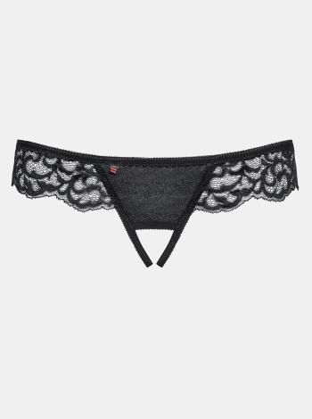Pikantní kalhotky Laluna crotchless panties - Obsessive černá