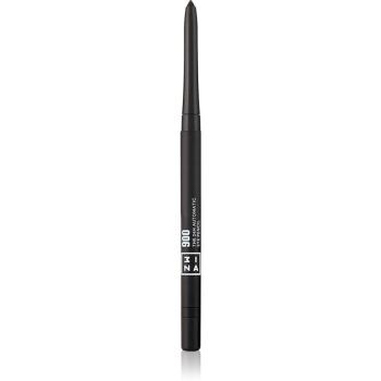 3INA The 24H Automatic Eye Pencil dlouhotrvající tužka na oči odstín 900 - Black 0,35 g