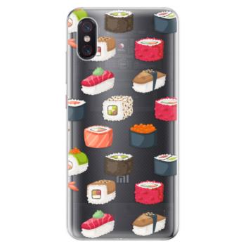 Odolné silikonové pouzdro iSaprio - Sushi Pattern - Xiaomi Mi 8 Pro