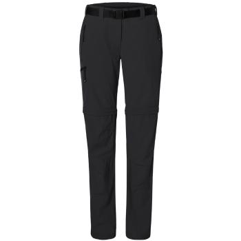 James & Nicholson Pánské outdoorové kalhoty s odepínacími nohavicemi JN1202 - Černá | XXL