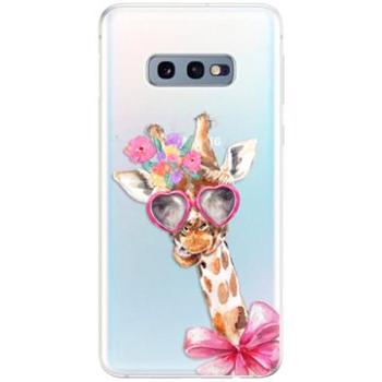 iSaprio Lady Giraffe pro Samsung Galaxy S10e (ladgir-TPU-gS10e)