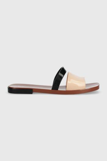 Pantofle Melissa MELISSA IVY SLIDE II AD dámské, hnědá barva, M.33971.AQ325