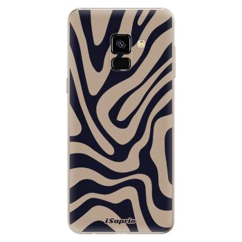 Odolné silikonové pouzdro iSaprio - Zebra Black - Samsung Galaxy A8 2018