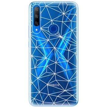 iSaprio Abstract Triangles 03 - white pro Honor 9X (trian03w-TPU2_Hon9X)